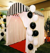 Black & White Gala Entry with RED CARPET - has many applications